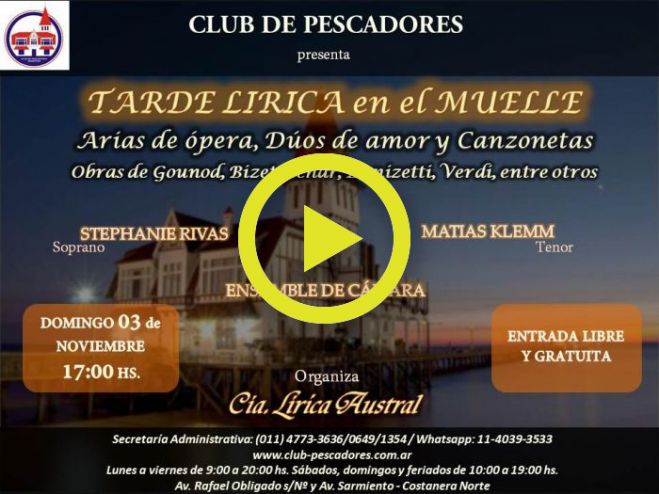 La "Tarde Lírica" en video